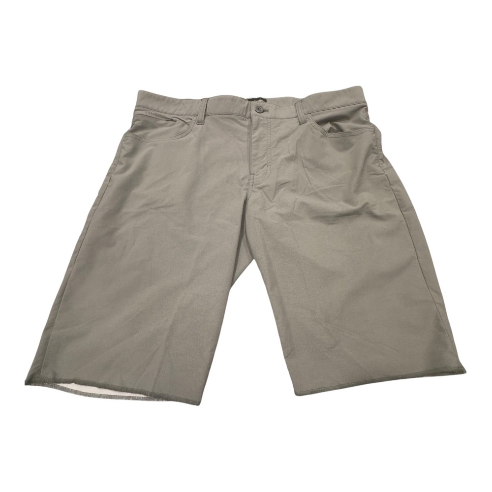 Nike Mens Gray Flat Front Hybrid Golf Shorts‎ Casual Modern Size 36